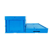 Boîte de transport pliable en plastique moulé par injection avec couvercle, conteneur pliable pour pièces automobiles, pour la logistique