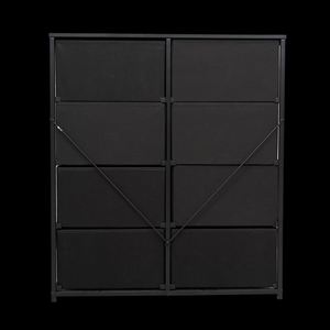 Modern Living Room Fabric <b>Cabinets</b> With Freestanding Durable Stainless Steel MDF Panel and Pine Wood Various Colors - Product Image 2
