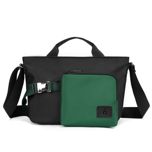 Sac messager vintage en nylon pour homme OEM avec décoration de lettres tendance, sacs à bandoulière - Product Image 2