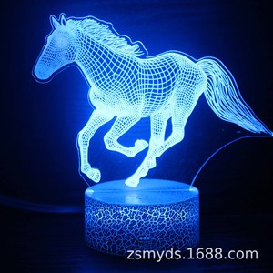 Lampada da Tavolo Decorativa a Forma di Cavallo Senya-Pro, Luce LED Calda per Camera da Letto, Soggiorno, Scrivania, Comodino, Arredamento Casa, Regalo - Product Image 4