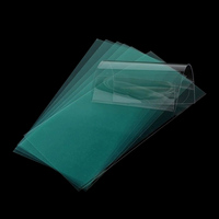Feuille solide en polycarbonate super transparente de 0,8 mm, écologique, durable, panneaux plats, feuilles gaufrées, service de découpe pour la protection solaire