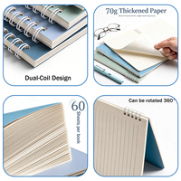 Carnet spirale B5 populaire, 60 feuilles, papier ligné 70 g/m², double spirale, pour l'école et l'écriture des étudiants, Cuaderno pour le Mexique
