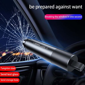 Cabeza de acero de tungsteno multifuncional, martillo de seguridad para coche, tipo de prensa, herramienta de Escape de emergencia para romper ventanas - Product Image 2