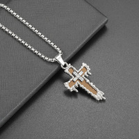 Collier unisexe hip-hop en diamant, vente en gros transfrontalière, bijoux tendance, personnalité streetwear, pendentif disco, pull en bambou, or