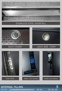 Proveedor de Puertas Inteligentes Digitales Electrónicas para Entrada Principal, Venta al Por Mayor para Propiedades Residenciales - Product Image 4