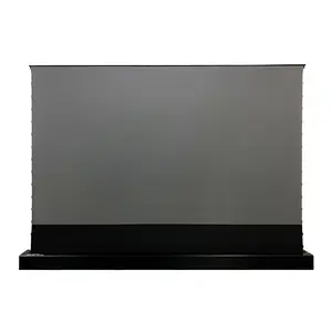 Yinzam 100 120 Inch Rc Elektrische Vloer Stijgende Alr Crystal Scherm Voor Ust En Lange Lens Projector Anti Licht Schermen