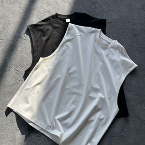 Multi-Panel Cross-Border Vest 2025 Summer Men's Oversized Sleeveless High-Quality Streetwear - Product Image 3