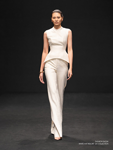 ชุดเสื้อผ้าผู้หญิงหรูหราเสื้อแจ็คการ์ดแขนกุดผ้าแจ็คการ์ดทรายแขนกุดผ้าแจ็คการ์ดสำหรับผู้หญิง - Product Image 5