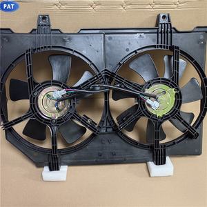 Ensemble de ventilateur de radiateur de refroidissement électrique <span class=keywords><strong>PAT</strong></span> pour X-TRAIL T30 2.0 2.5 OEM 21481-8H303 21481-8H310 21486-1L000 ventilateur de radiateur - Product Image 1