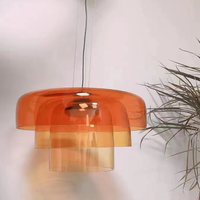 Nordique moderne art design boule de verre suspension chambre salle à manger lustre décoratif verre suspension lumières suspendues