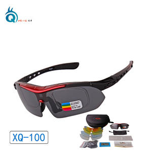 Lunettes de soleil polarisées XQ-100 pour le cyclisme, lunettes de sport coupe-vent, lunettes de protection pour la conduite en plein air - Product Image 4