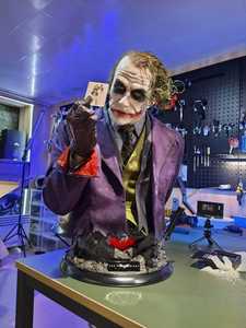 Figura de resina <span class=keywords><strong>del</strong></span> <span class=keywords><strong>Joker</strong></span>, la figura más vendida, estatua <span class=keywords><strong>del</strong></span> <span class=keywords><strong>Joker</strong></span>, héroe de DC, escultura <span class=keywords><strong>del</strong></span> Payaso <span class=keywords><strong>del</strong></span> <span class=keywords><strong>Caballero</strong></span> <span class=keywords><strong>Oscuro</strong></span>, estatuas para coleccionar - Product Image 1