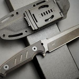 Cuchillo Táctico DC 53 Personalizable OEM DIY para Supervivencia, Caza y Bushcraft, Hoja Fija de Acero Inoxidable con Mango G10 - Product Image 2