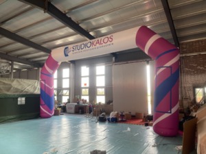 Gerbang Masuk Keluar Tiup Oxford Raksasa Tahan Lama, Inflatable Iklan dengan Visibilitas Tinggi untuk Gerbang Acara, Pintu Masuk Tim - Product Image 3