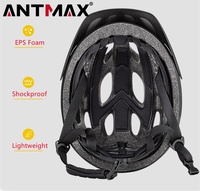 Casco de Ciclismo ANTMAX Multicolor para Adultos, Transpirable, para Ciclismo de Montaña y Carretera, con 19 Ventilaciones