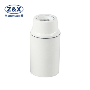 Accesorios de portalámparas de baquelita ZX E14 con estilo de tornillo Blanco Certificado ENEC Garantía de 2 años Apertura de 10mm para uso en interiores - Product Image 2