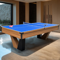 Fournisseur du Guangdong vend des tables de billard modernes de luxe haut de gamme en MDF pour villas, 7, 8 et 9 pieds