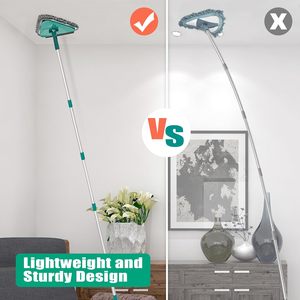 Fregona <span class=keywords><strong>de</strong></span> limpieza <span class=keywords><strong>de</strong></span> pared 2024 W/82 in. Mango con plumero con raspador, herramienta <span class=keywords><strong>de</strong></span> limpieza <span class=keywords><strong>de</strong></span> techo con 6 almohadillas <span class=keywords><strong>de</strong></span> repuesto - Product Image 2