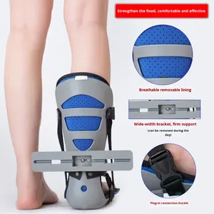 Attelle de cheville respirante réglable, design en forme de T, pour le soutien de la chute du pied, l'inversion et l'éversion, insert de chaussure de soutien pour attelle, double usage - Product Image 5