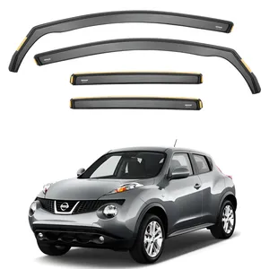 Déflecteurs de vent pour <span class=keywords><strong>Nissan</strong></span> <span class=keywords><strong>Juke</strong></span> MK1 2010-2019 SUV 5 portes, lot de 4 visières - Product Image 1