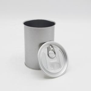 Barattolo di Latta Rotondo Vuoto con Tappo a Strappo, Coperchio Facile da Aprire per Contenitore di Vernice, Lubrificante, Olio - Product Image 6