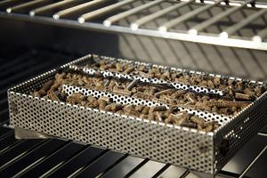 Générateur de granulés portable, boîte pour fumée en bois 304 en acier inoxydable, outil de barbecue perforé - Product Image 3