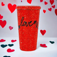 Tasses à café isothermes personnalisées en acier inoxydable avec strass, 17 oz, grande capacité, réutilisables