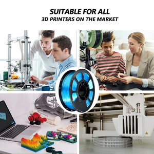 Filamento Flexible de TPU 95A, 1.75mm/2.85mm, Azul, Filamento para Impresión 3D, 1kg, Personalizable - Product Image 2