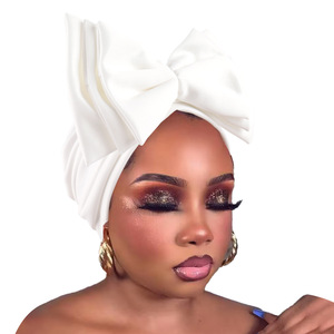 <span class=keywords><strong>Bonnet</strong></span> turban doux pour <span class=keywords><strong>femme</strong></span> avec nœud multicouche, foulard <span class=keywords><strong>africain</strong></span> pour <span class=keywords><strong>femme</strong></span> - Product Image 6