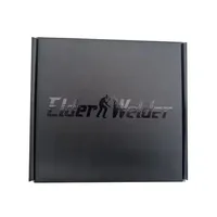 Carton noir mat Transport postal emballage carton ondulé impression de logo personnalisé boîte postale d'expédition avec spot UV