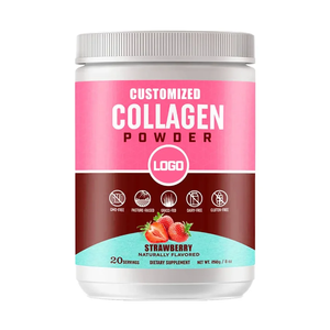 Emballage personnalisable à marque privée, collagène marin en peptides, protéines, 200g, certifié GMP, chocolat, fraise, original - Product Image 3