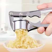 Presse-ail à main en acier inoxydable, hachoir manuel, outil de meulage pour accessoires de cuisine, outils pour fruits et légumes