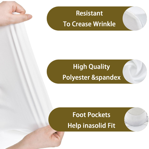 Ánh sáng sang trọng phong cách bảng vải Polyester tinh tế tùy chỉnh Khăn trải bàn cho bảng hình chữ nhật tôn tạo với logo kinh doanh - Product Image 6