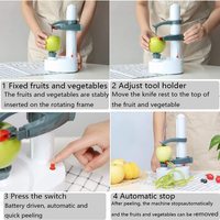 Multifunctionele Dunschiller Groentekeukengereedschap Bladen Aardappelschiller Elektrische Automatische Fruitschiller