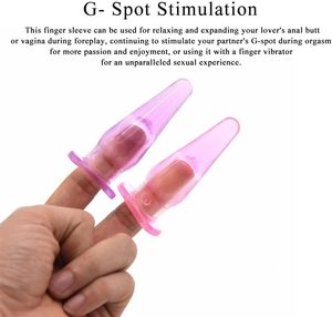 Giocattoli Sessuali Anali per Uomini e Donne Vibratore da Dito Accessorio Plug Anale Stimolatore Punto G Dilatatore Vaginale per Coppie - Product Image 3