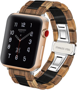 44mm 41mm 45mm <span class=keywords><strong>Bracelet</strong></span> en <span class=keywords><strong>bois</strong></span> pour iwatch 8 7 6 5 4 3 SE <span class=keywords><strong>Bracelet</strong></span> en <span class=keywords><strong>bois</strong></span> pour <span class=keywords><strong>Apple</strong></span> <span class=keywords><strong>Watch</strong></span> 8 Ultra 42mm 38mm 40mm - Product Image 3