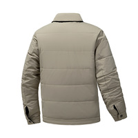 Blouson Bomber Homme Épais Style Streetwear Col Rabattu Motif Cœur Tendance Léger Automne Hiver