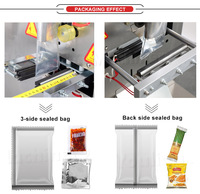 Machine de remplissage, de scellage et d'emballage automatique de liquides et de pâtes FYL-100, PLC, acier inoxydable, pour aliments, cosmétiques, sauces, miel, shampooing
