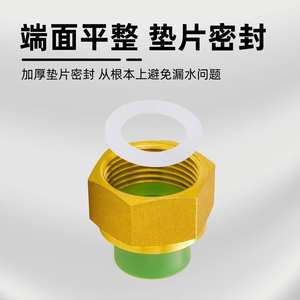 Piezas de Calentador de Agua PPR20 Totalmente de Cobre, Conector de 25 mm con Rosca Interna de 1 Pulgada, Tubería de Fusión en Caliente, 32 mm de Espesor, para Calentadores de Agua Solares - Product Image 2