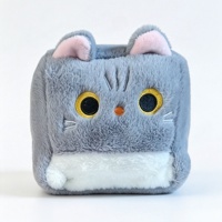Boneka Hoodie Lucu Populer dengan Cetakan Kustom, Isi Kapas PP, untuk Hadiah Pernikahan dan Pesta