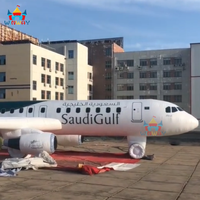 Modèle réduit d'avion gonflable géant en PVC personnalisé de taille 1:1 Avion gonflable Avion gonflable