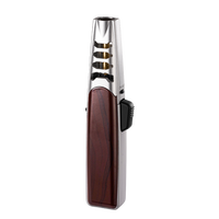 Briquet torche à flamme jet coupe-vent au butane, design moderne, personnalisé, pour tabac et cigares, vente en gros usine