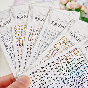 Nouveau <span class=keywords><strong>romain</strong></span> 26 anglais <span class=keywords><strong>Alphabet</strong></span> numéro 3D auto-adhésif Nail Art autocollant autocollant mot petite lettre ongles tatouages décalcomanie autocollants - Product Image 2