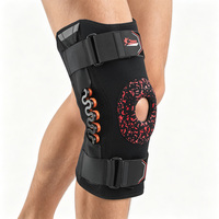 Genouillère en néoprène épaisse et respirante, stabilisateur de protection de base, fermeture réglable à boucle auto-agrippante, unisexe, pour le sport et l'arthrite