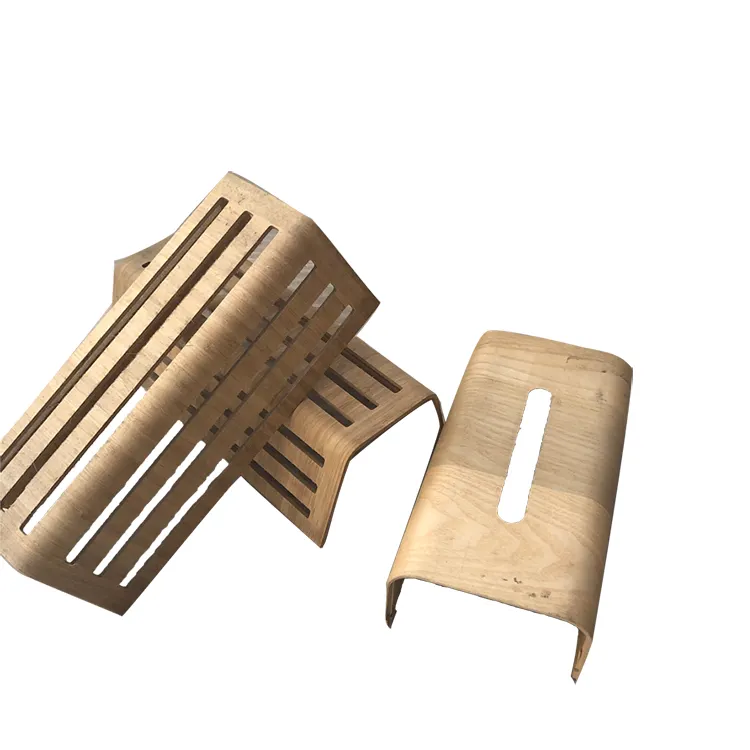 Изогнутое деревянное кресло-качалка, запчасти для стульев нового стиля, детали для кофейных стульев из фанеры