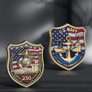 Badge commémoratif double face sculpté et gravé, motif Cloche <span class=keywords><strong>de</strong></span> <span class=keywords><strong>la</strong></span> Liberté, 250e anniversaire des États-Unis, 2026 - Product Image 3