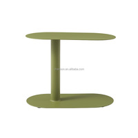Meuble moderne, table basse d'appoint de jardin en métal haut de gamme, légère, petite, pour coin
