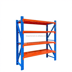 Nouvelle étagère de stockage industrielle, étagères d'entrepôt polyvalentes pour la logistique et l'entreposage, installation simple et réglable - Product Image 1