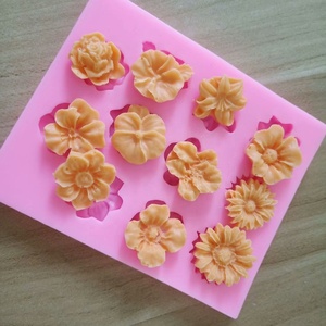 Grosir DIY berbagai bentuk bunga Fondant dekorasi kue cetakan coklat biskuit cetakan - Product Image 5