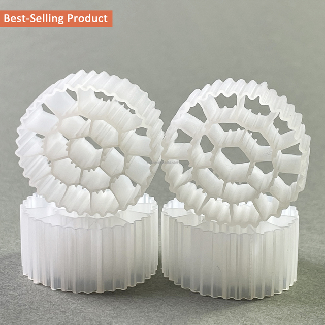High Surface Area MBBR Bio Media Carrier K Series (K1-K5) Filter Material with Pump & PLC for Sewage Treatment System